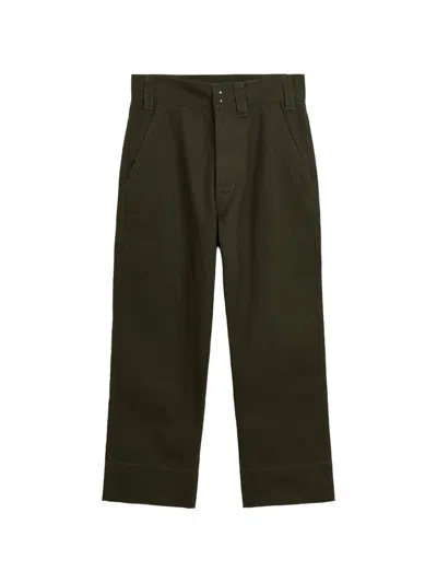 Margaret Howell Wide-leg Trousers In Green