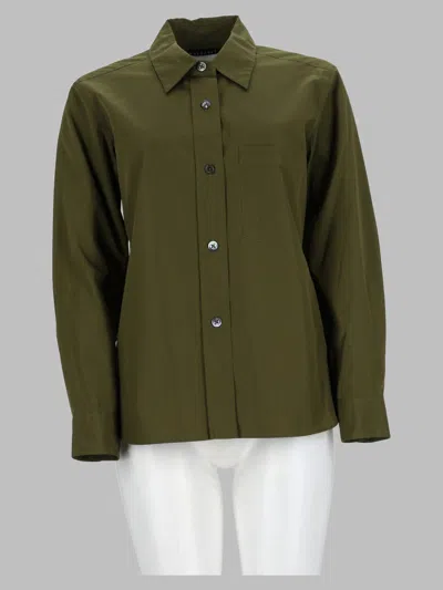 Margaret Howell Women's 100% Cotton Button-up Shirt In Green