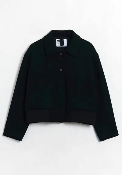 Margaret Howell Women's Cropped Bomber Jacket In Black