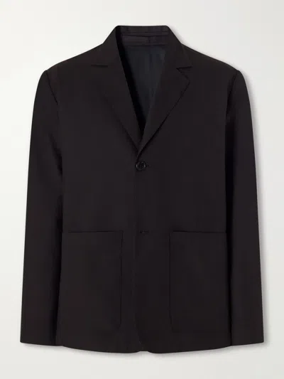 Margaret Howell Wool Blazer In Brown