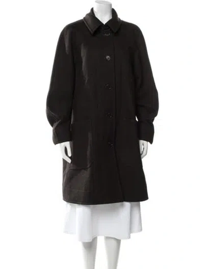 Pre-owned Margaret Howell Wool Coat In Black