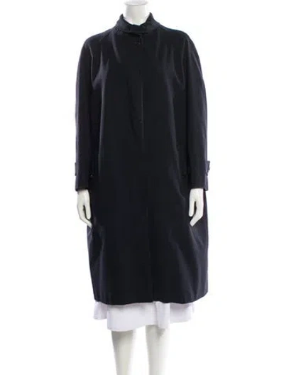 Pre-owned Margaret Howell Wool Coat In Blue