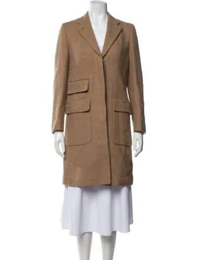 Pre-owned Margaret Howell Wool Coat In Brown/neutrals