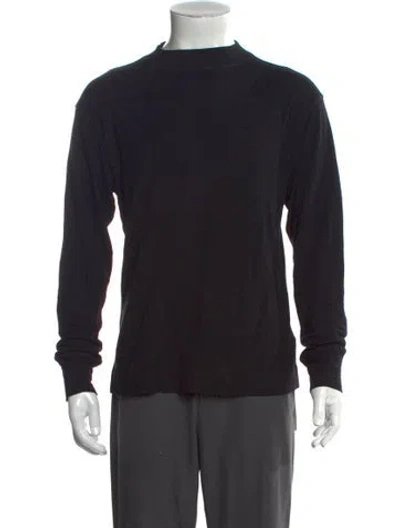 Pre-owned Margaret Howell Wool Long Sleeve Shirt In Black