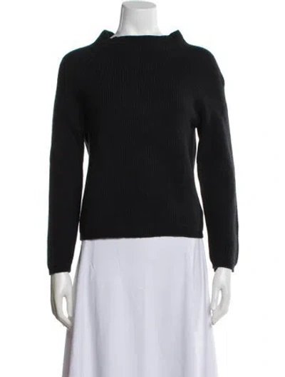 Pre-owned Margaret Howell Wool Mock Neck Sweater In Blue