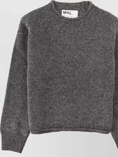 Margaret Howell Wool Sweatshirt In Gray