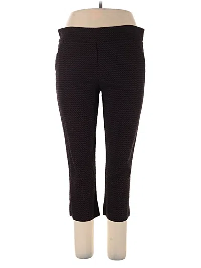 Pre-owned Margaret M Active Pants In Black