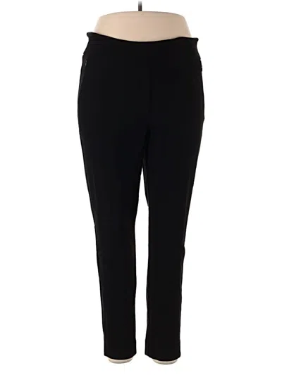 Pre-owned Margaret M Active Pants In Black