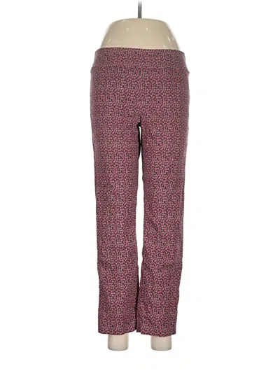 Pre-owned Margaret M Casual Pants In Burgundy