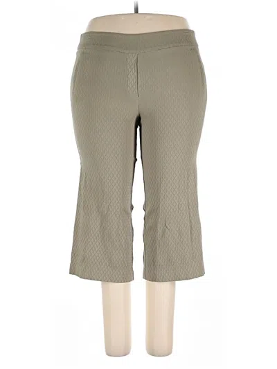 Pre-owned Margaret M Casual Pants In Green