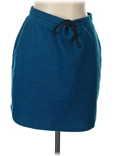 Pre-owned Margaret M Casual Skirt In Blue