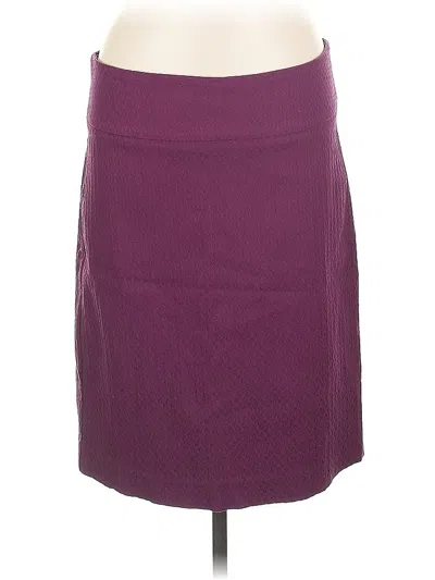 Pre-owned Margaret M Casual Skirt In Burgundy