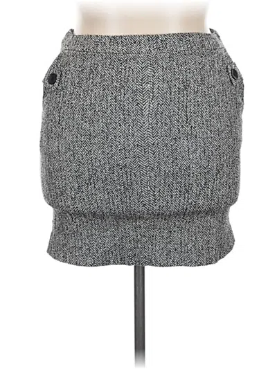 Pre-owned Margaret M Casual Skirt In Gray