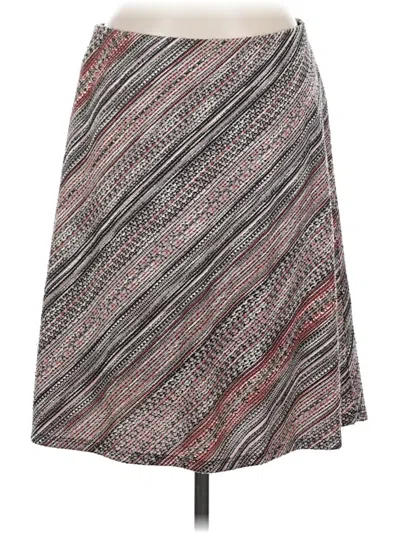 Pre-owned Margaret M Casual Skirt In Gray