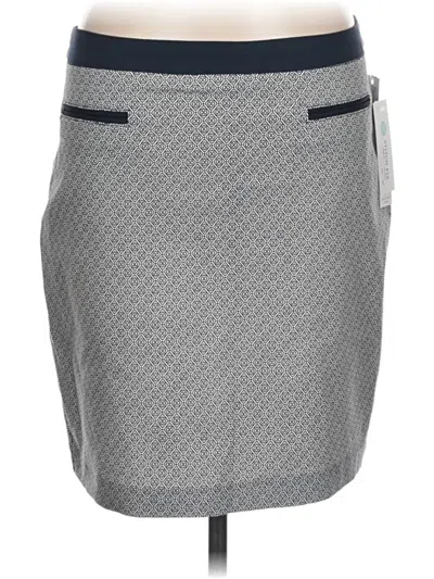 Pre-owned Margaret M Casual Skirt In Gray