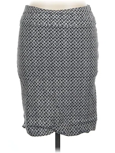 Pre-owned Margaret M Casual Skirt In Gray