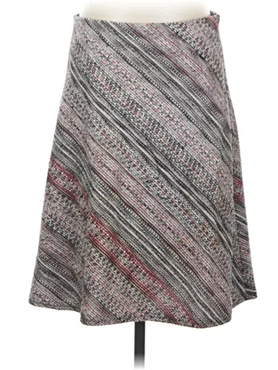 Pre-owned Margaret M Casual Skirt In Gray