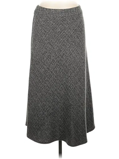 Pre-owned Margaret M Casual Skirt In Gray