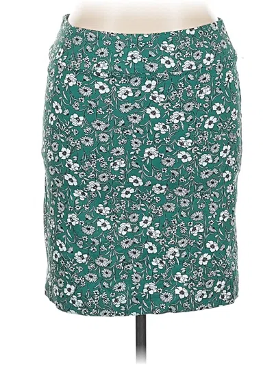Pre-owned Margaret M Casual Skirt In Green