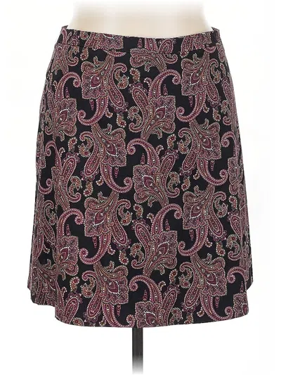 Pre-owned Margaret M Casual Skirt In Purple