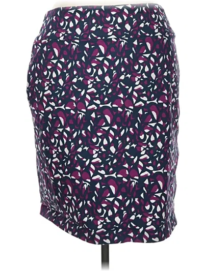 Pre-owned Margaret M Casual Skirt In Purple