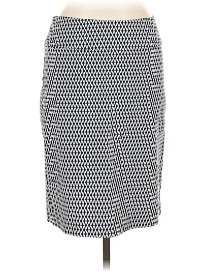 Pre-owned Margaret M Casual Skirt In Silver