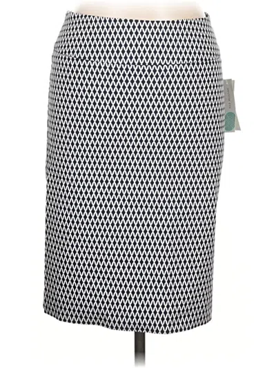Pre-owned Margaret M Casual Skirt In Silver