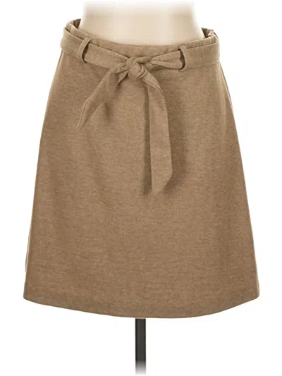 Pre-owned Margaret M Casual Skirt In Tan
