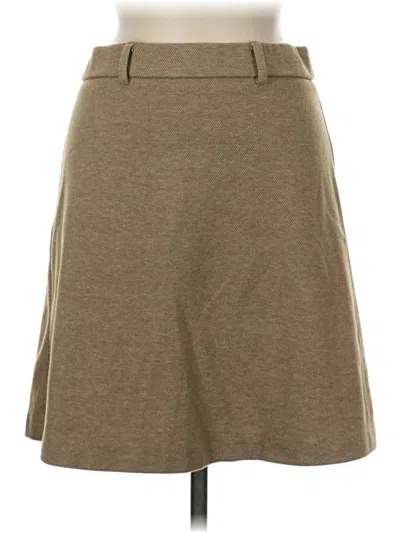 Pre-owned Margaret M Casual Skirt In Tan