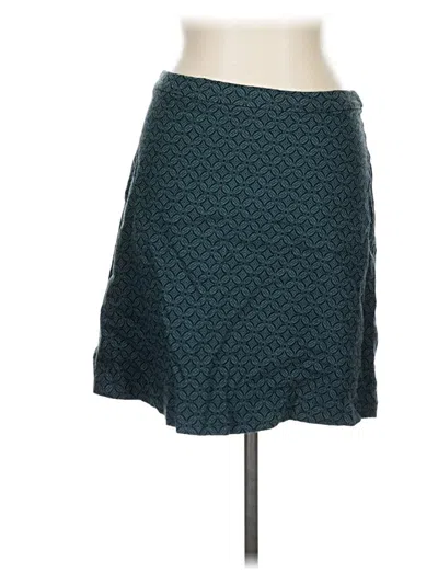 Pre-owned Margaret M Casual Skirt In Teal