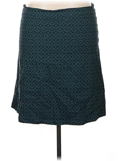 Pre-owned Margaret M Casual Skirt In Teal