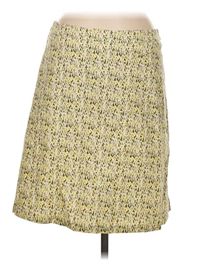 Pre-owned Margaret M Casual Skirt In Yellow