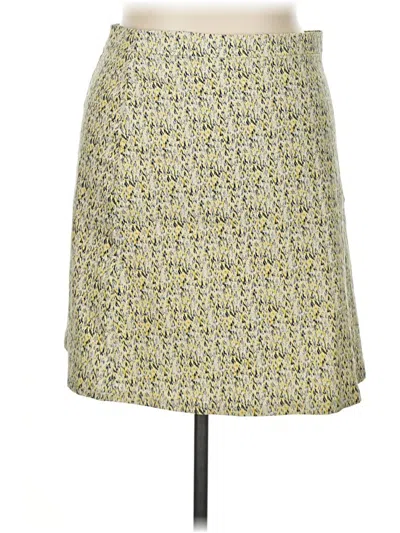 Pre-owned Margaret M Casual Skirt In Yellow