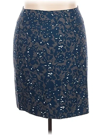 Pre-owned Margaret M Formal Skirt In Blue