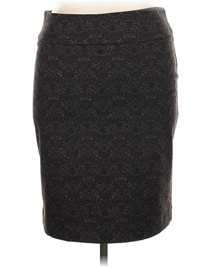 Pre-owned Margaret M Formal Skirt In Gray