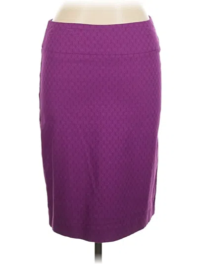 Pre-owned Margaret M Formal Skirt In Purple