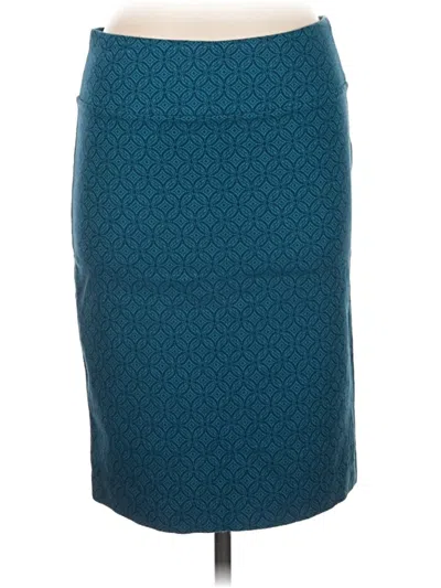 Pre-owned Margaret M Formal Skirt In Teal