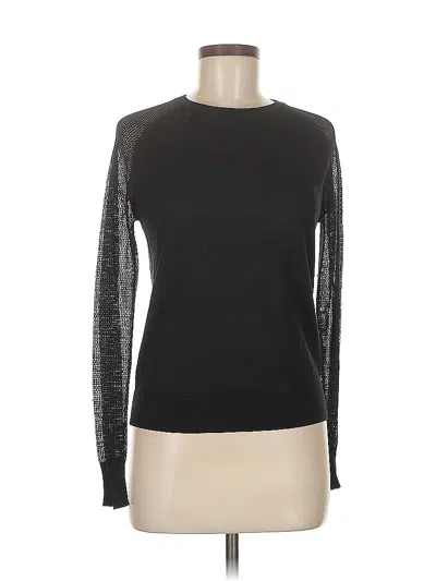 Pre-owned Margaret O'leary Cardigan Sweater In Black