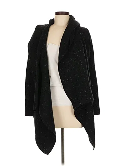 Pre-owned Margaret O'leary Cardigan Sweater In Black
