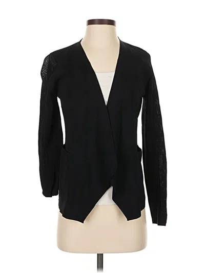Pre-owned Margaret O'leary Cardigan Sweater In Black