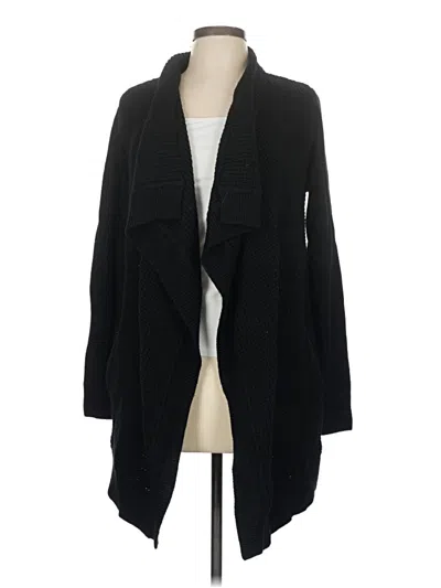 Pre-owned Margaret O'leary Cardigan Sweater In Black
