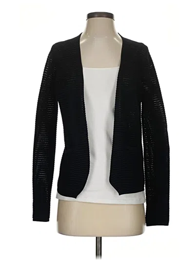 Pre-owned Margaret O'leary Cardigan Sweater In Black