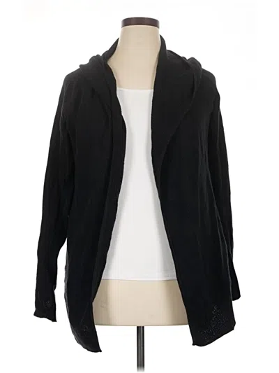 Pre-owned Margaret O'leary Cardigan Sweater In Black