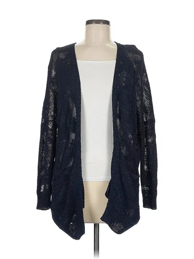 Pre-owned Margaret O'leary Cardigan Sweater In Blue
