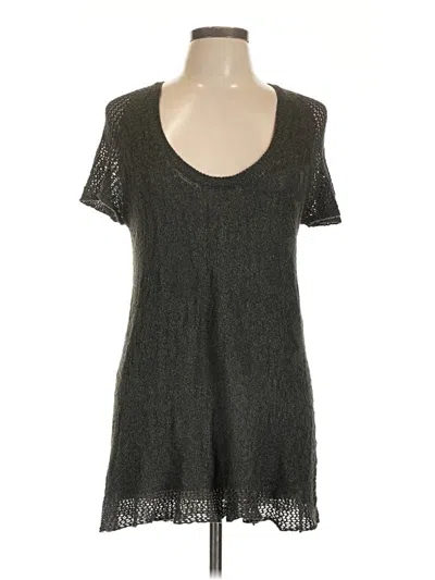 Pre-owned Margaret O'leary Cardigan Sweater In Gray