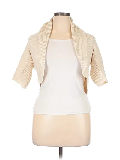 Pre-owned Margaret O'leary Cardigan Sweater In Ivory