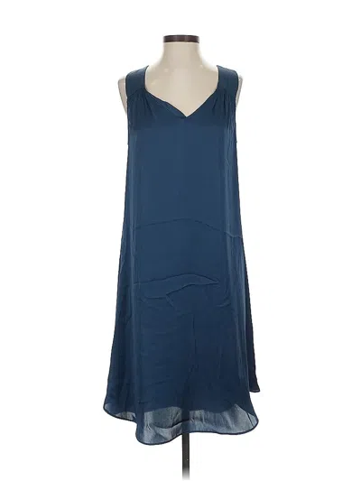 Pre-owned Margaret O'leary Casual Dress In Blue