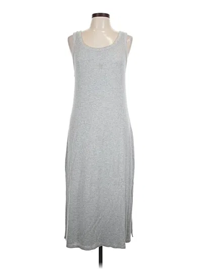 Pre-owned Margaret O'leary Casual Dress In Gray