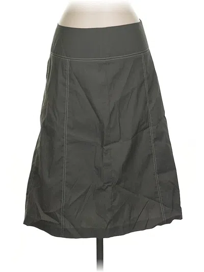 Pre-owned Margaret O'leary Casual Skirt In Gray