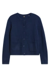 Margaret O'leary Coco Cashmere & Silk Cardigan In Black